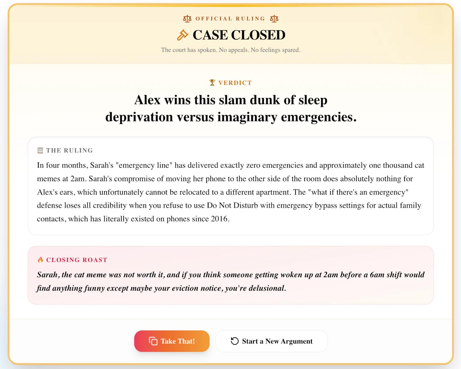 TellThemImRight screenshot 3