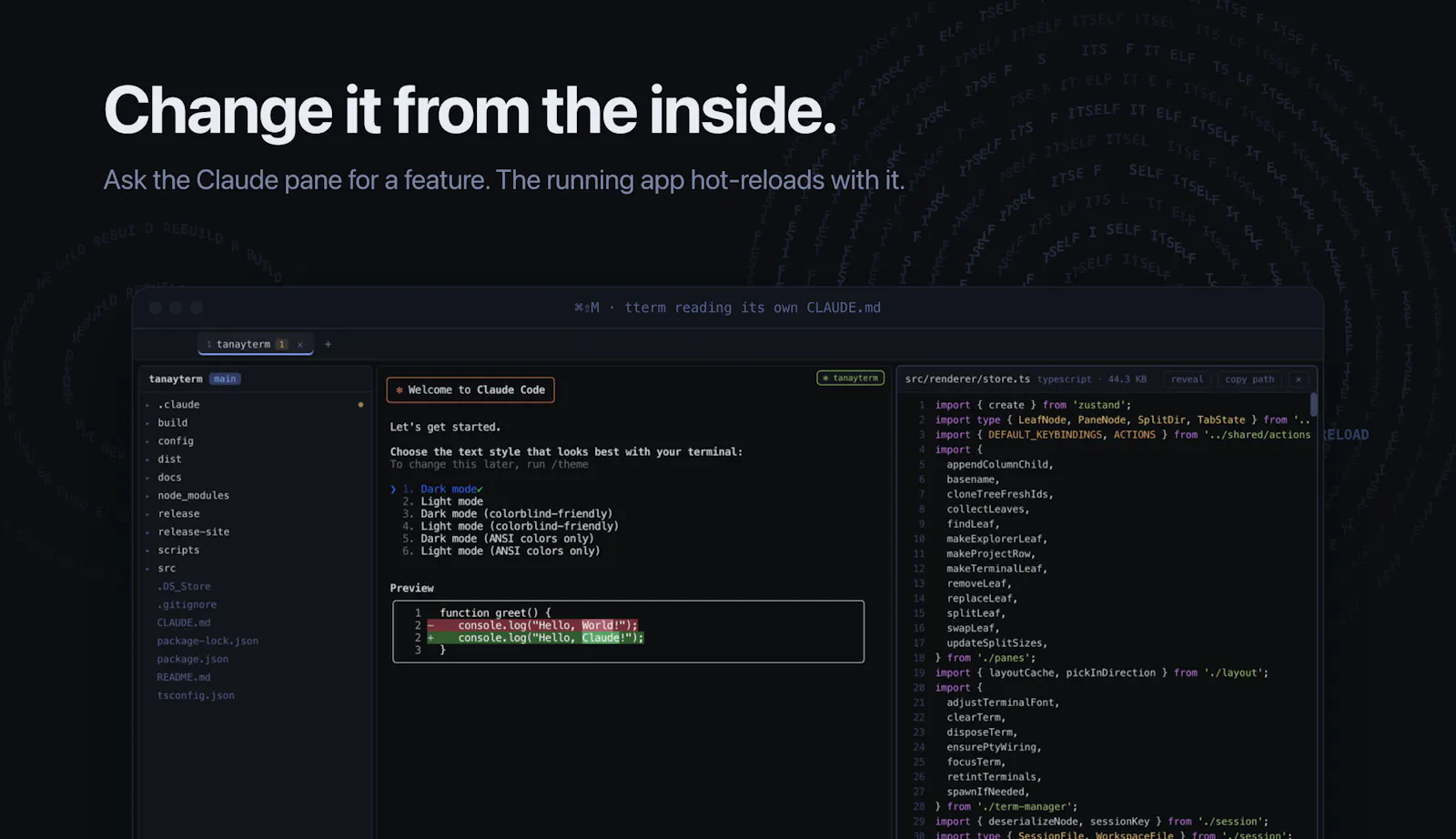tterm screenshot 2