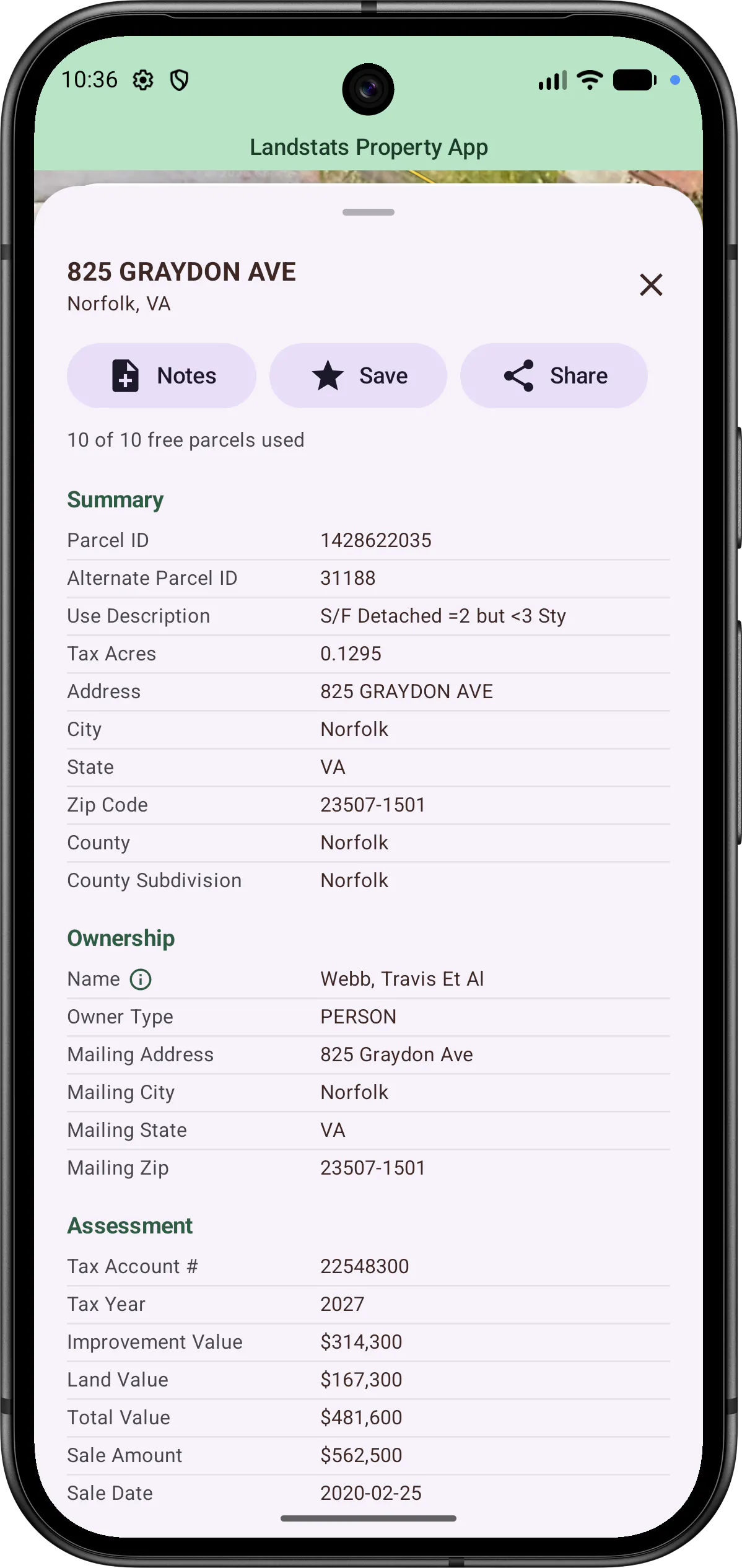 Landstats Property App gallery image