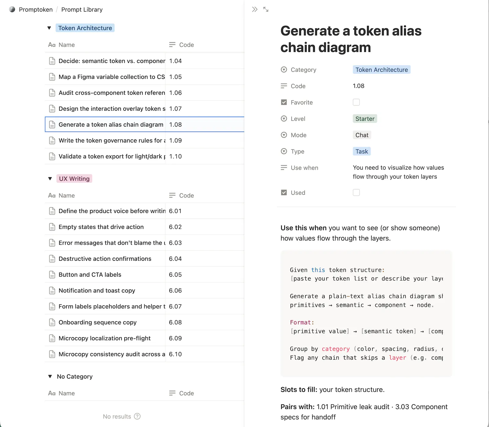 Promptoken screenshot 3
