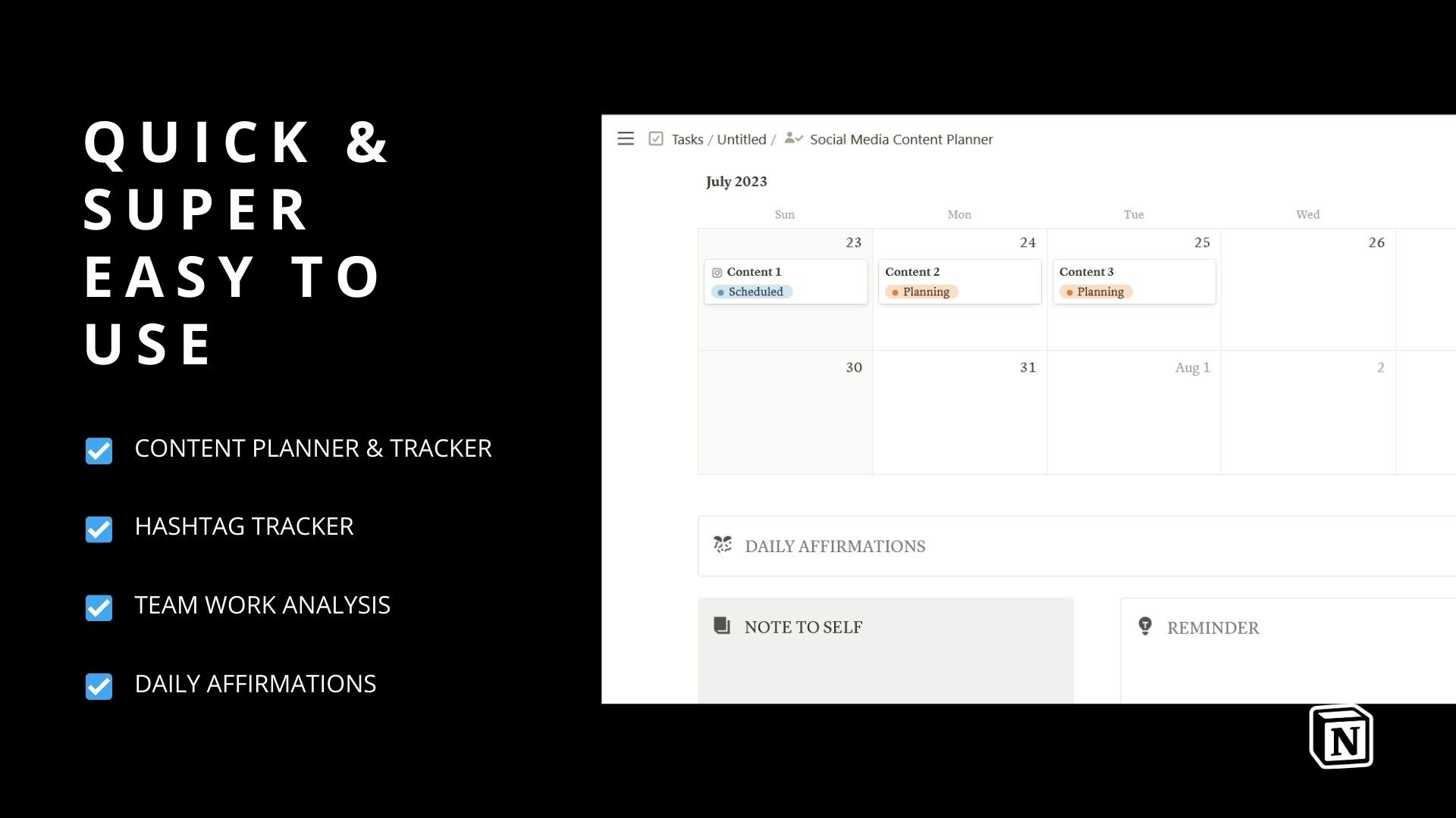 Social Media Content Planner gallery image