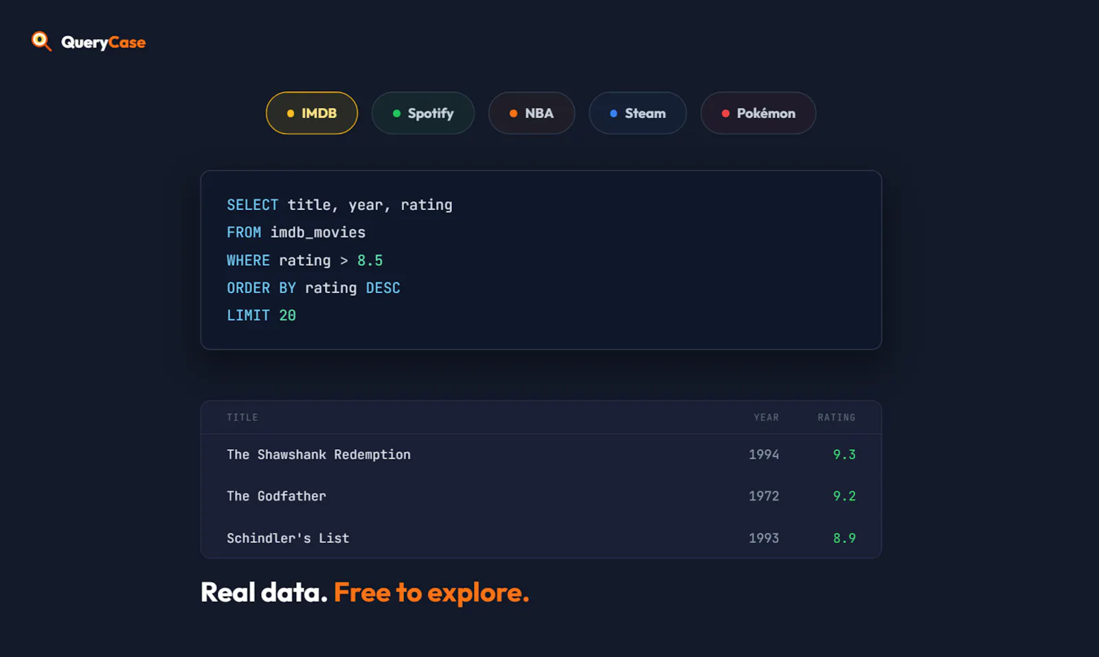 QueryCase screenshot 6