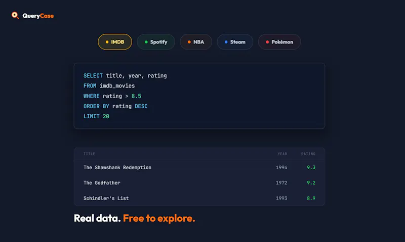 QueryCase screenshot 6