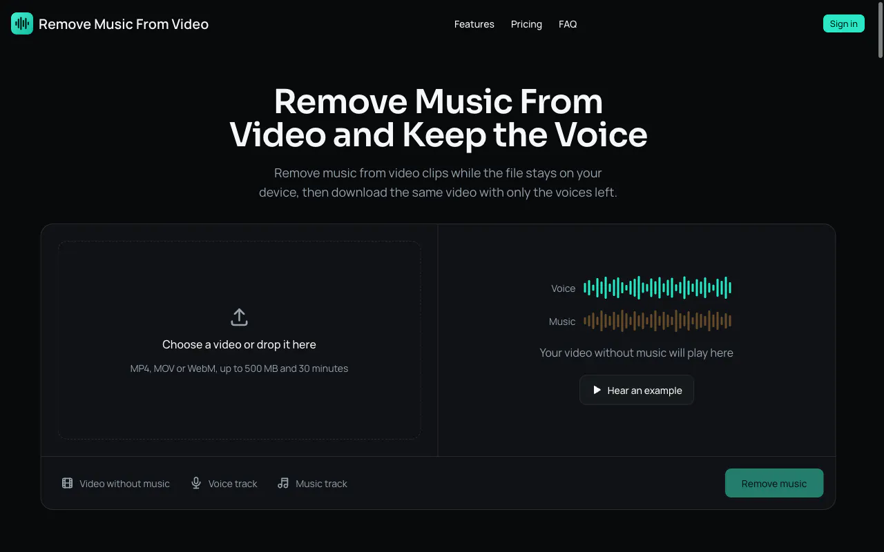 Remove Music From Video gallery image