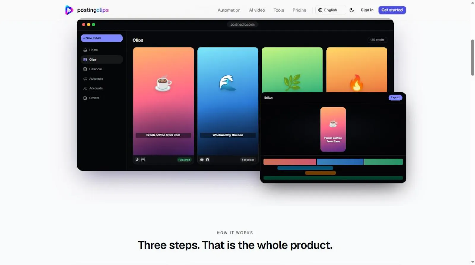 PostingClips screenshot 2