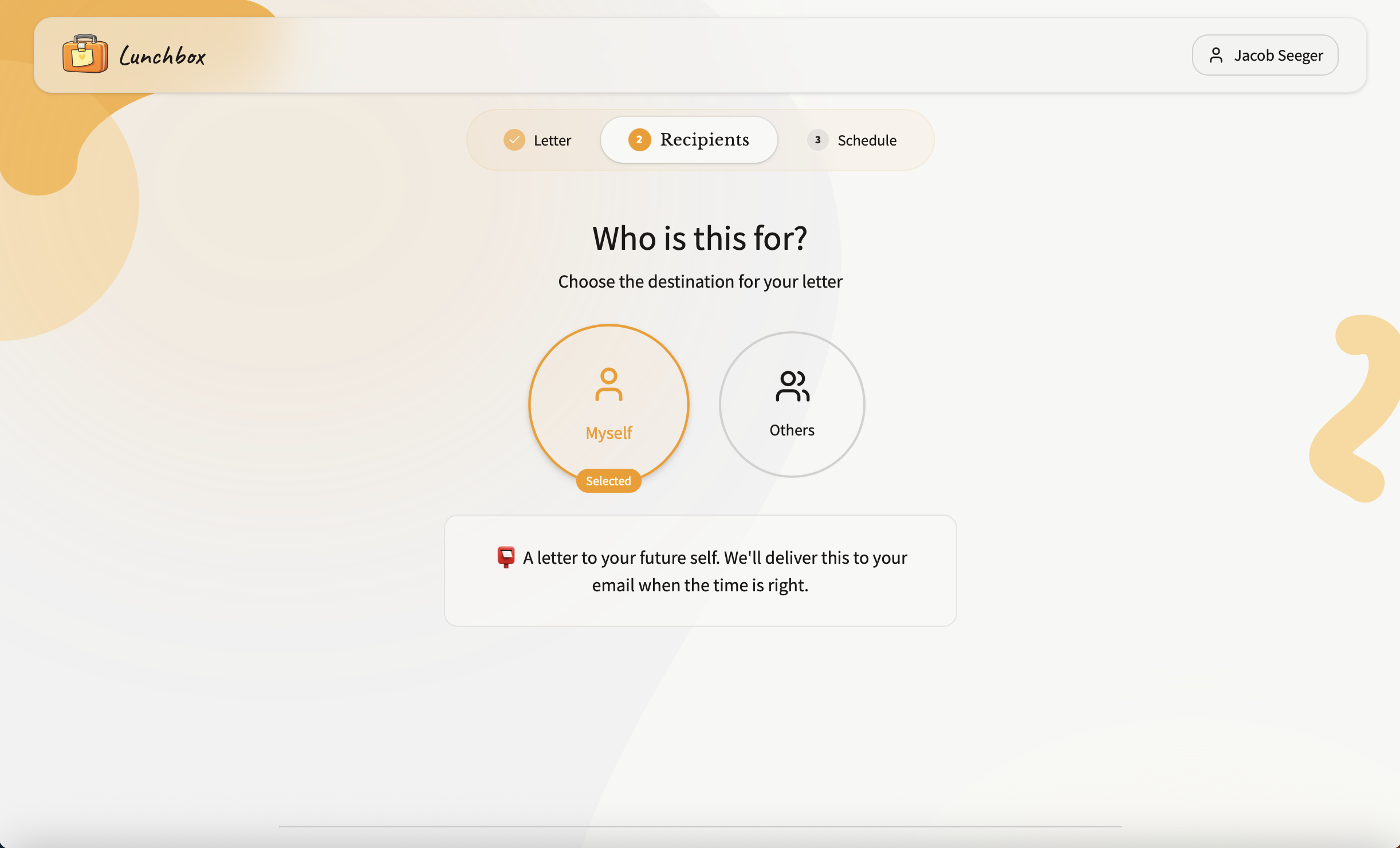 Lunchbox - Screenshot 3 showing product features and functionality