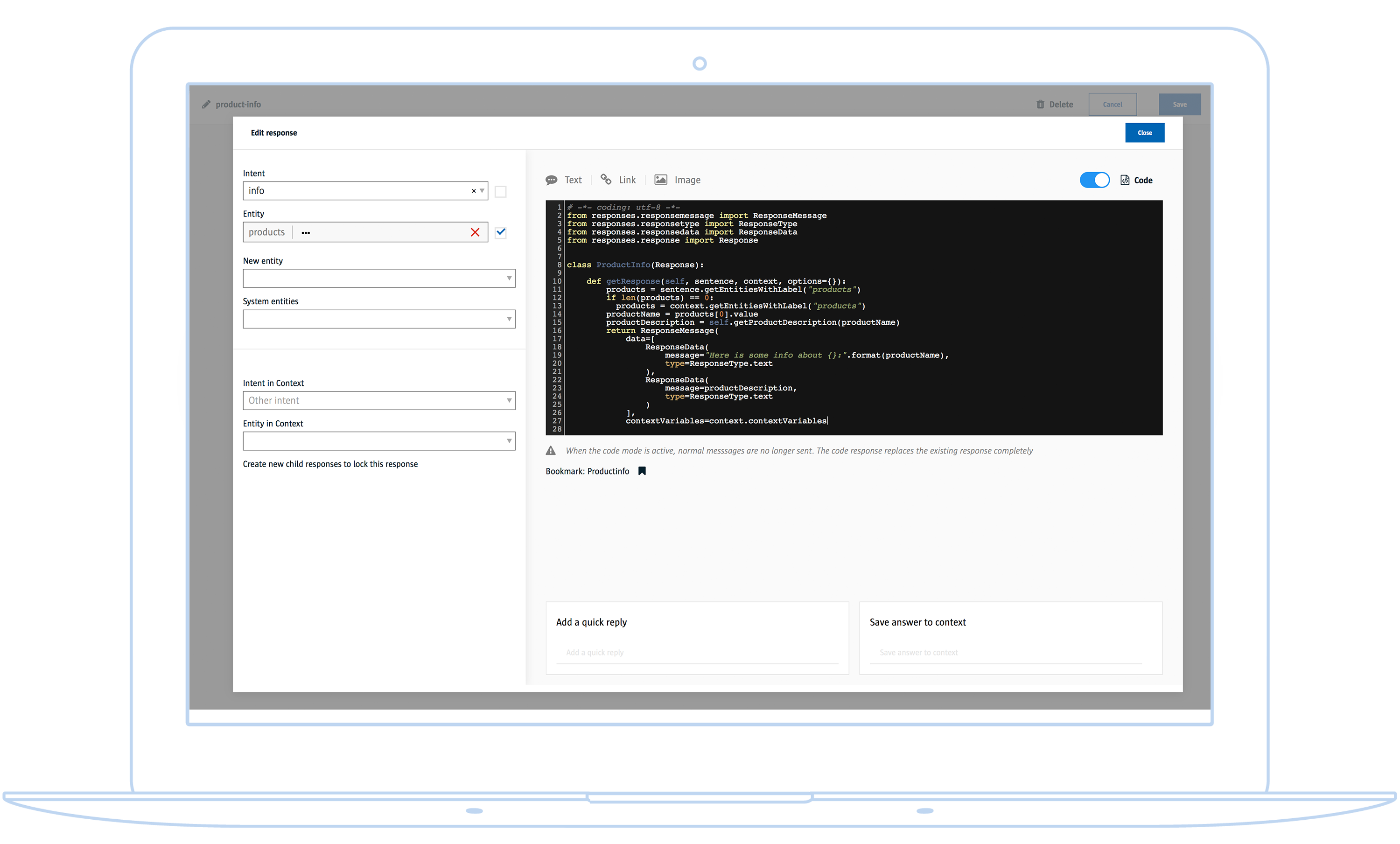 Oswald - Chatbot platform gallery image
