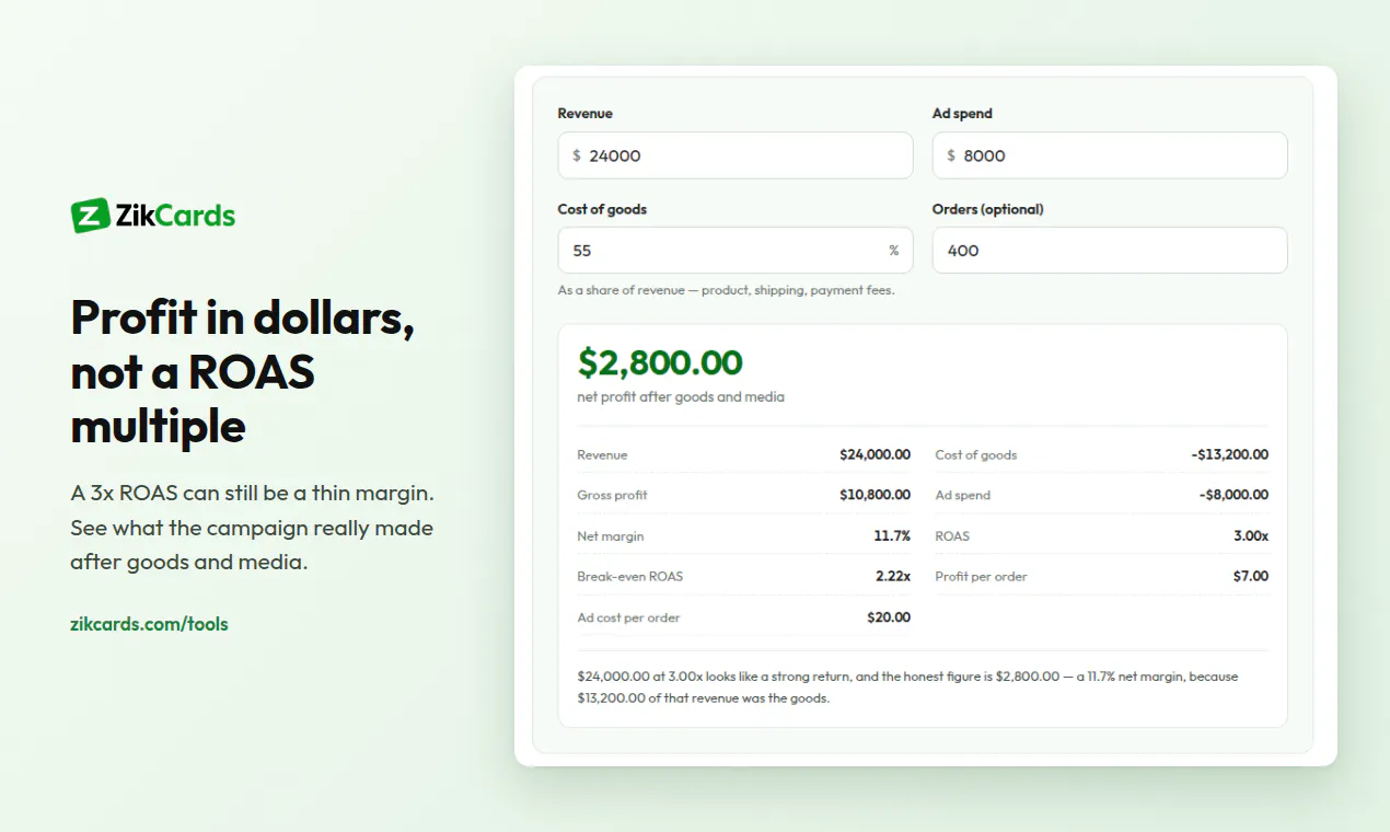 ZikCards Free Tools gallery image