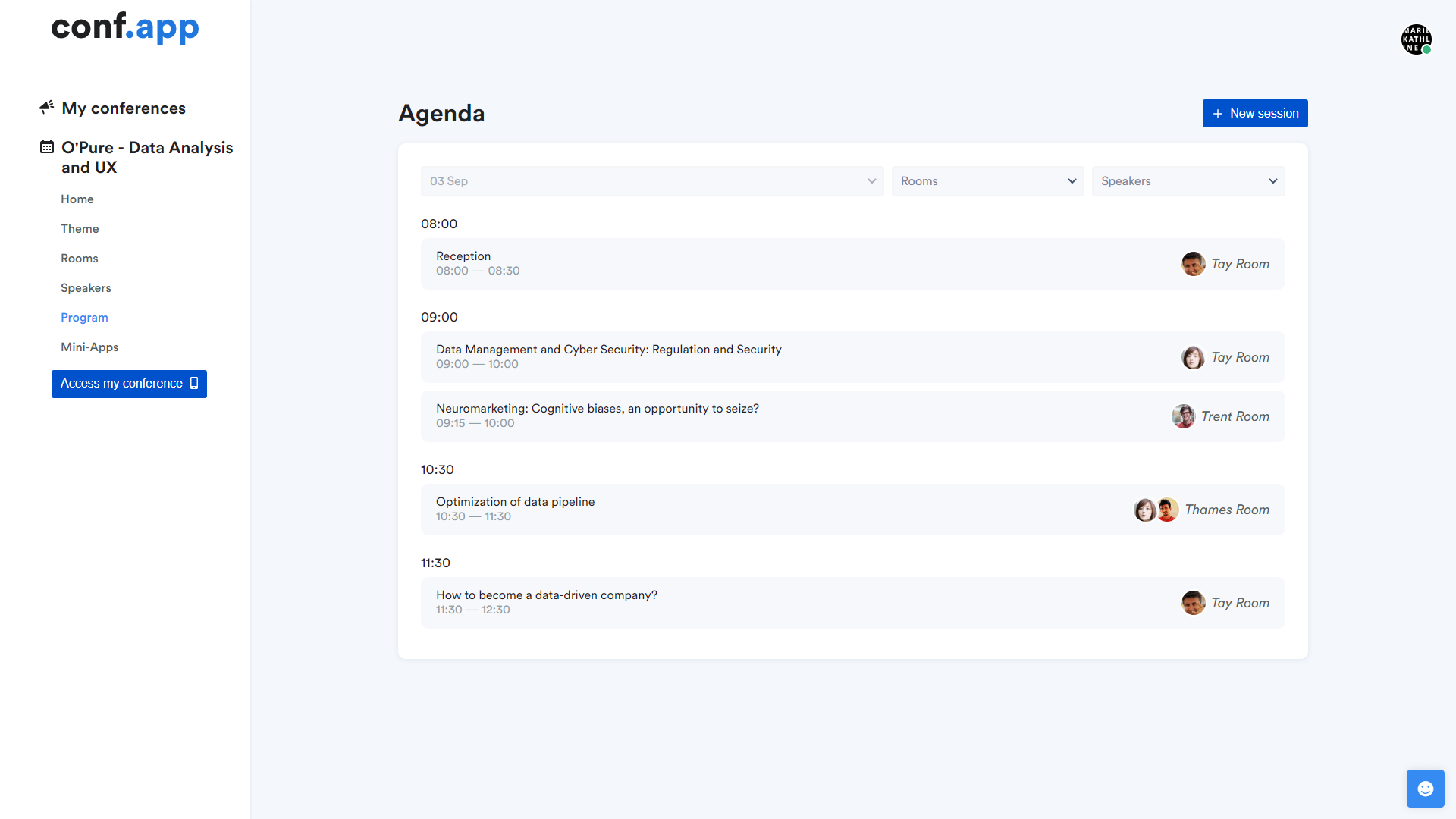 Conf.app gallery image
