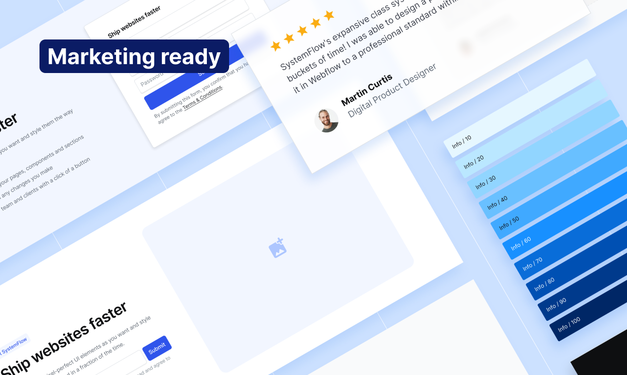 Média Systemflow pour Figma - Concevoir de belles pages de destination à Figma, ultra rapide 5