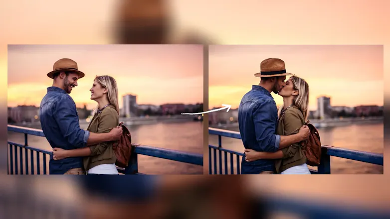 AI Kissing Video Generator | Anonymous gallery image