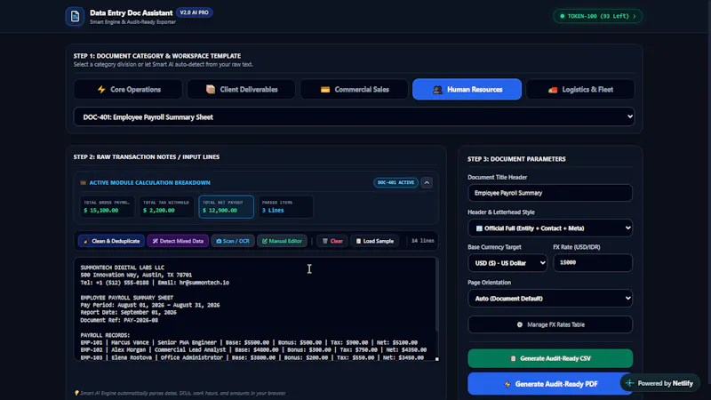 Data Entry Doc Assistant screenshot 4