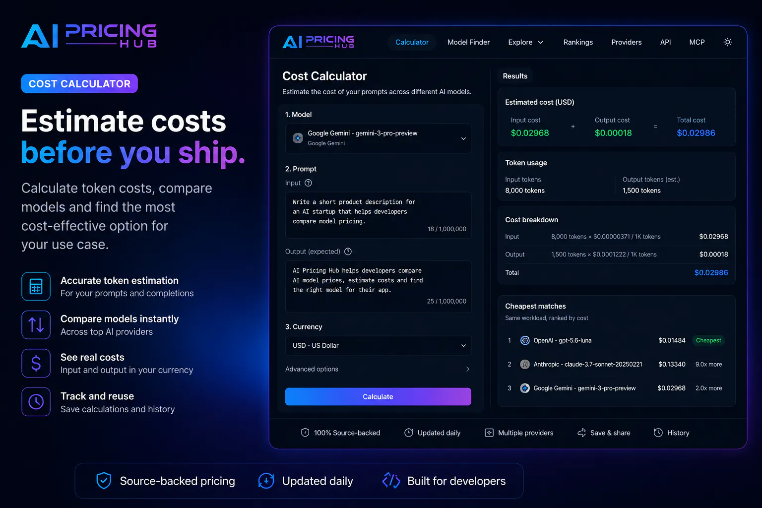 AI Pricing Hub gallery image