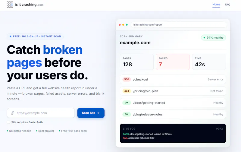 IsItCrashing screenshot 2
