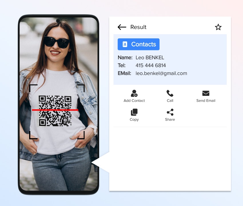 وسائط QR & barcode الماسح الضوئي 1