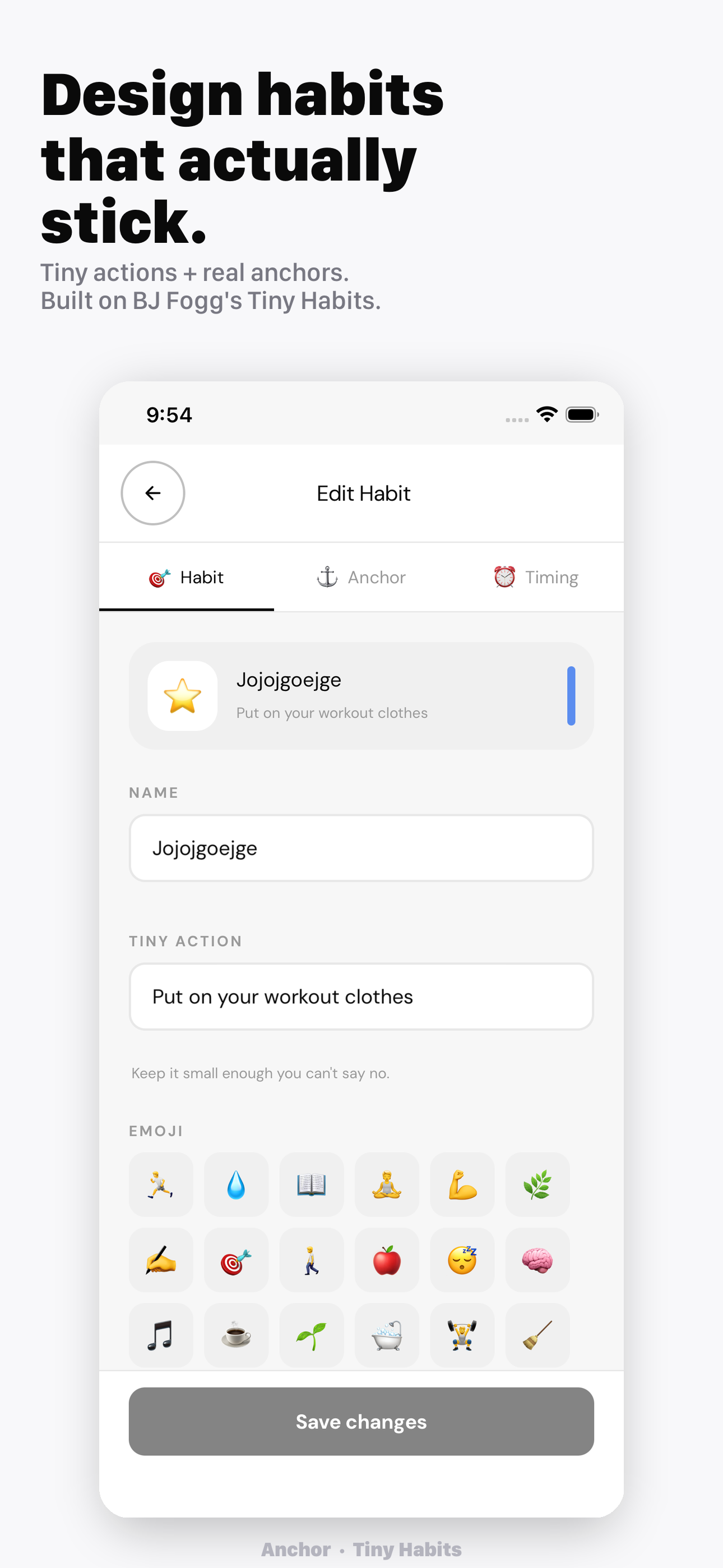 Anchor — Tiny Habits gallery image