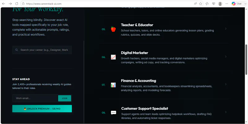 CareerStack screenshot 2