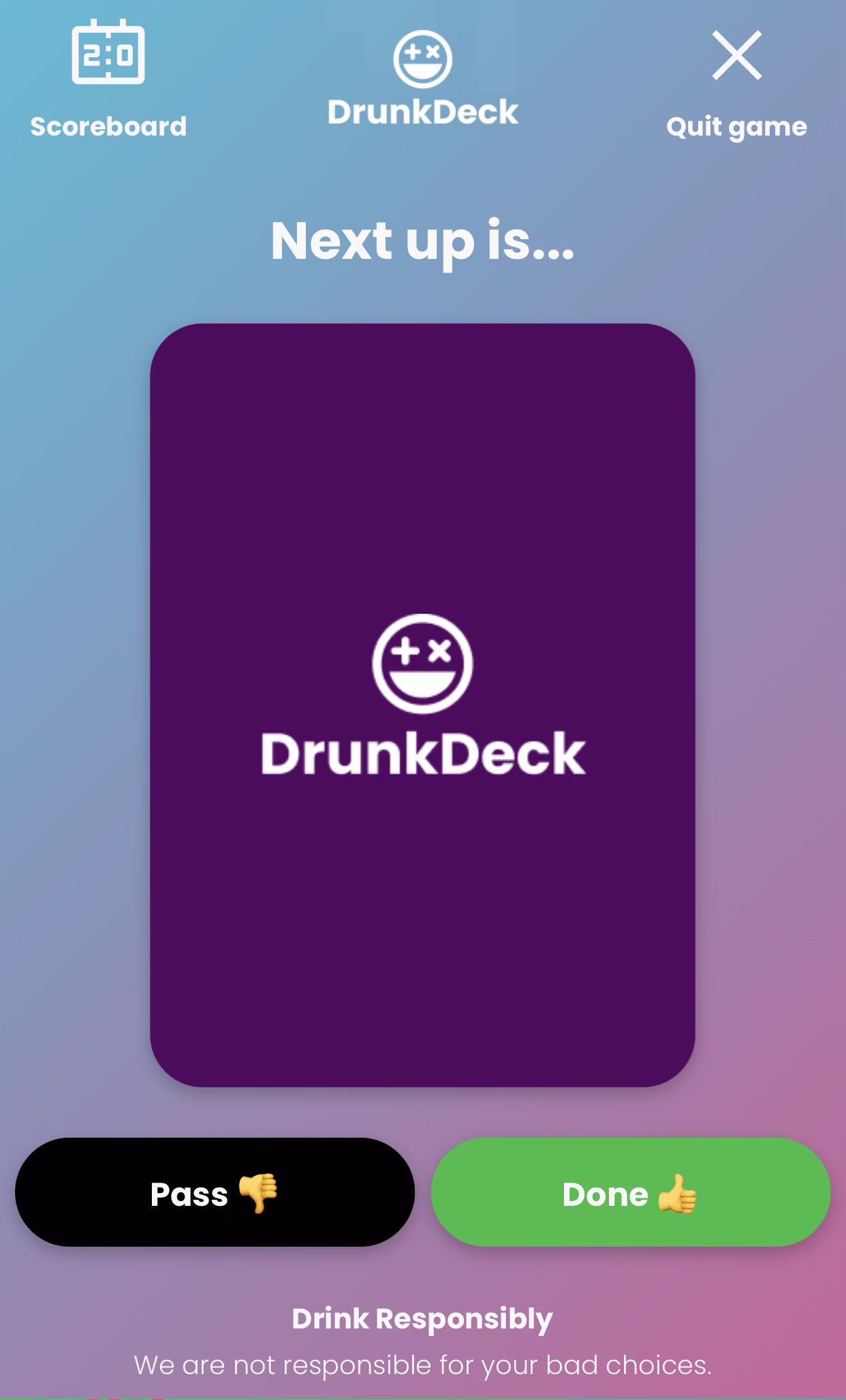 DruckDeck - Ваша новая любимая онлайн -игра питья медиа 8