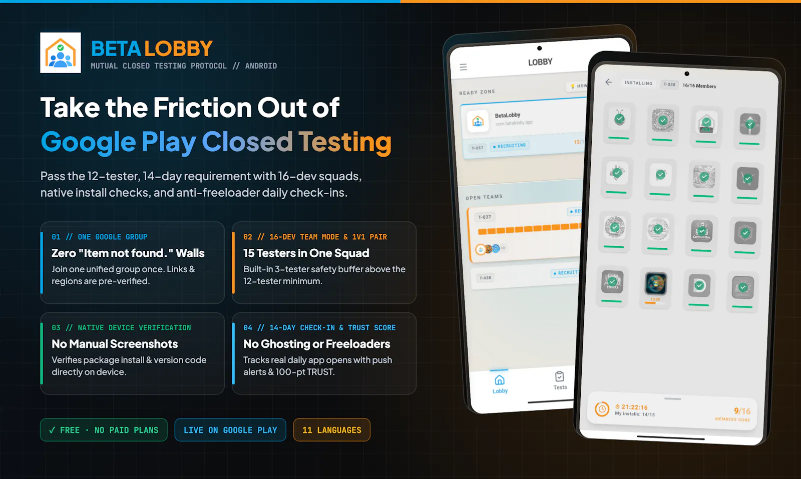 BetaLobby screenshot 1