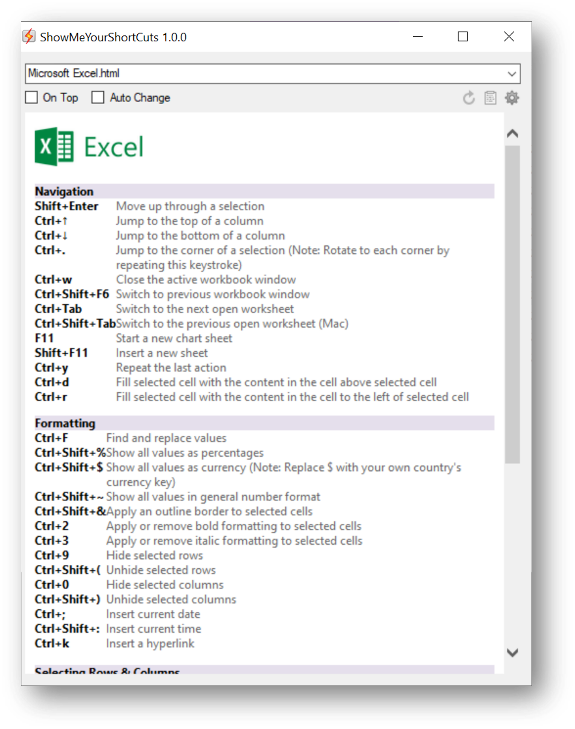 Show Me Your Shortcuts gallery image