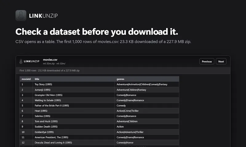 LinkUnzip screenshot 4