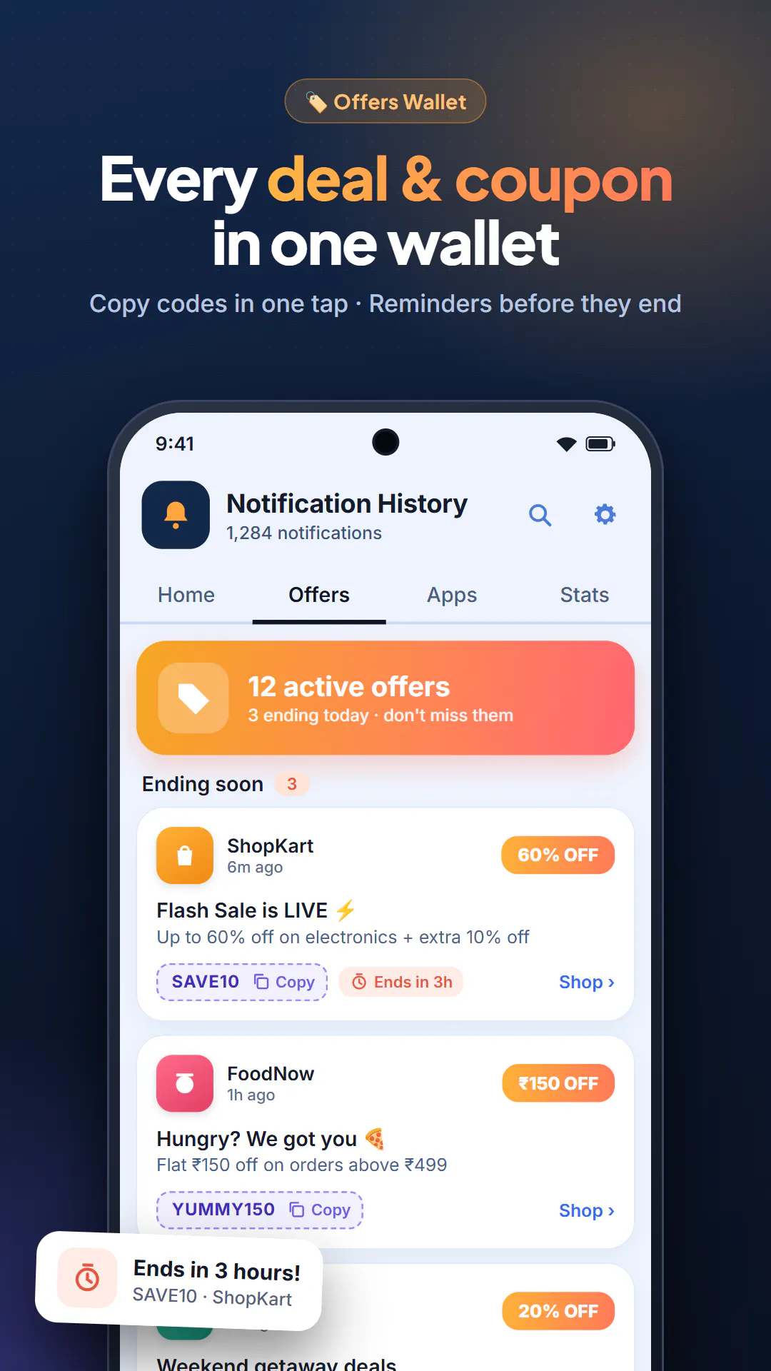 Noti Vault - Notification History App gallery image