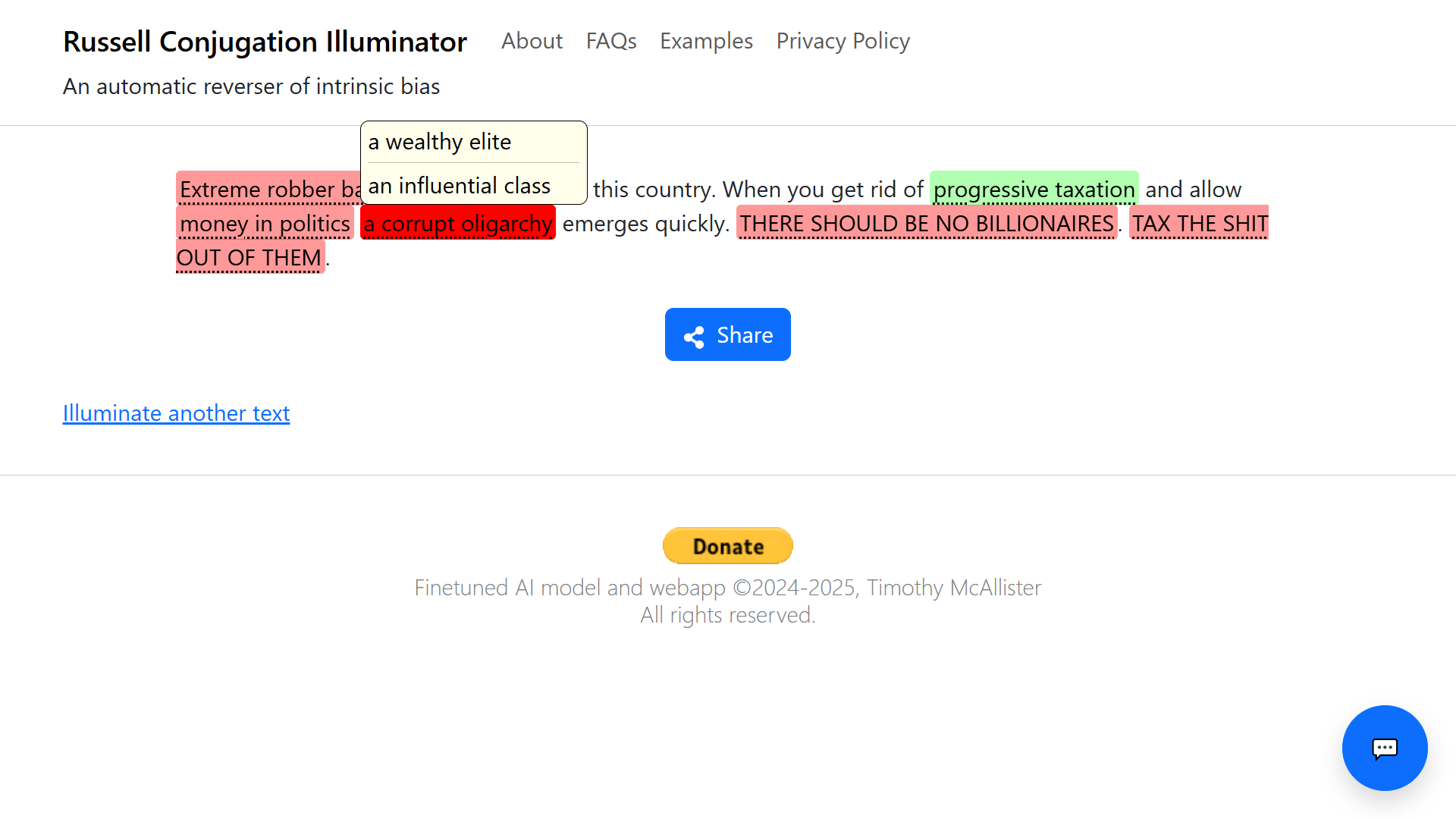 Media Russell Conjugation Illuminator - Bias terbalik dan bahasa yang dimuatkan dalam teks! 6