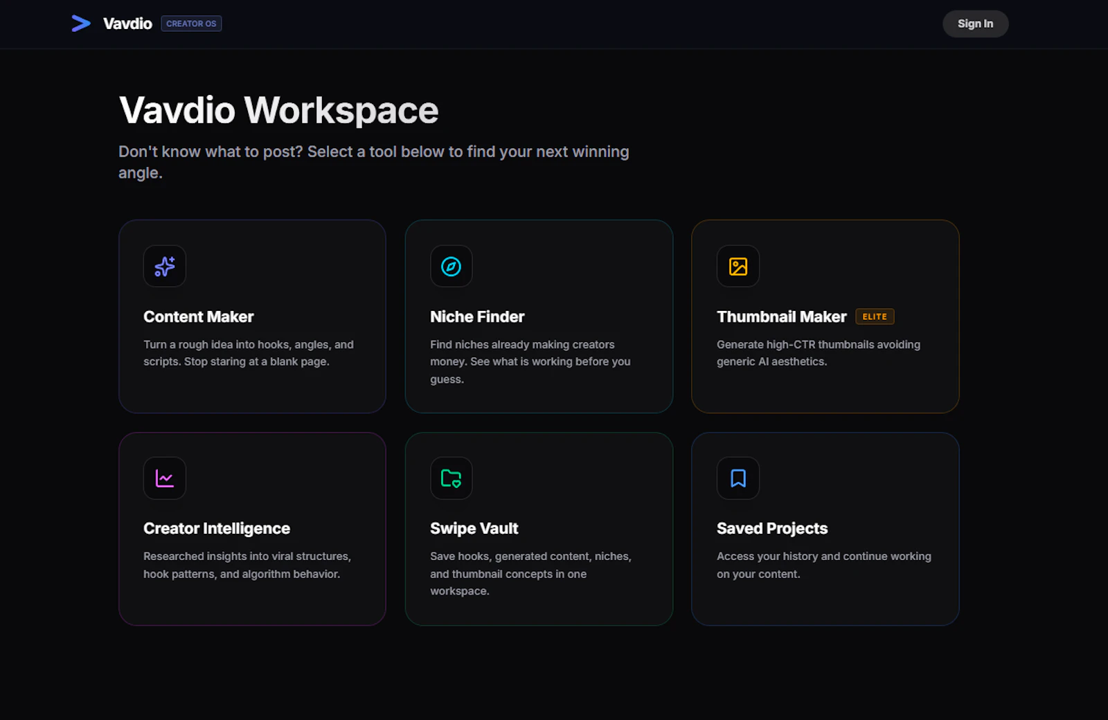Vavdio screenshot 2