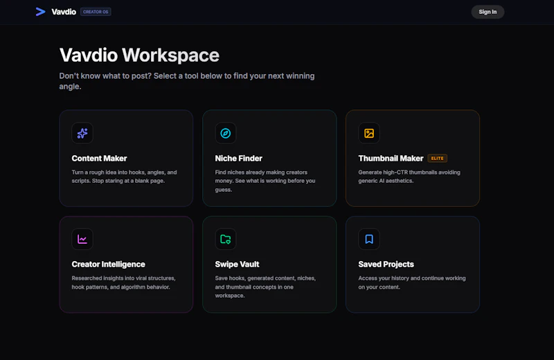 Vavdio screenshot 2
