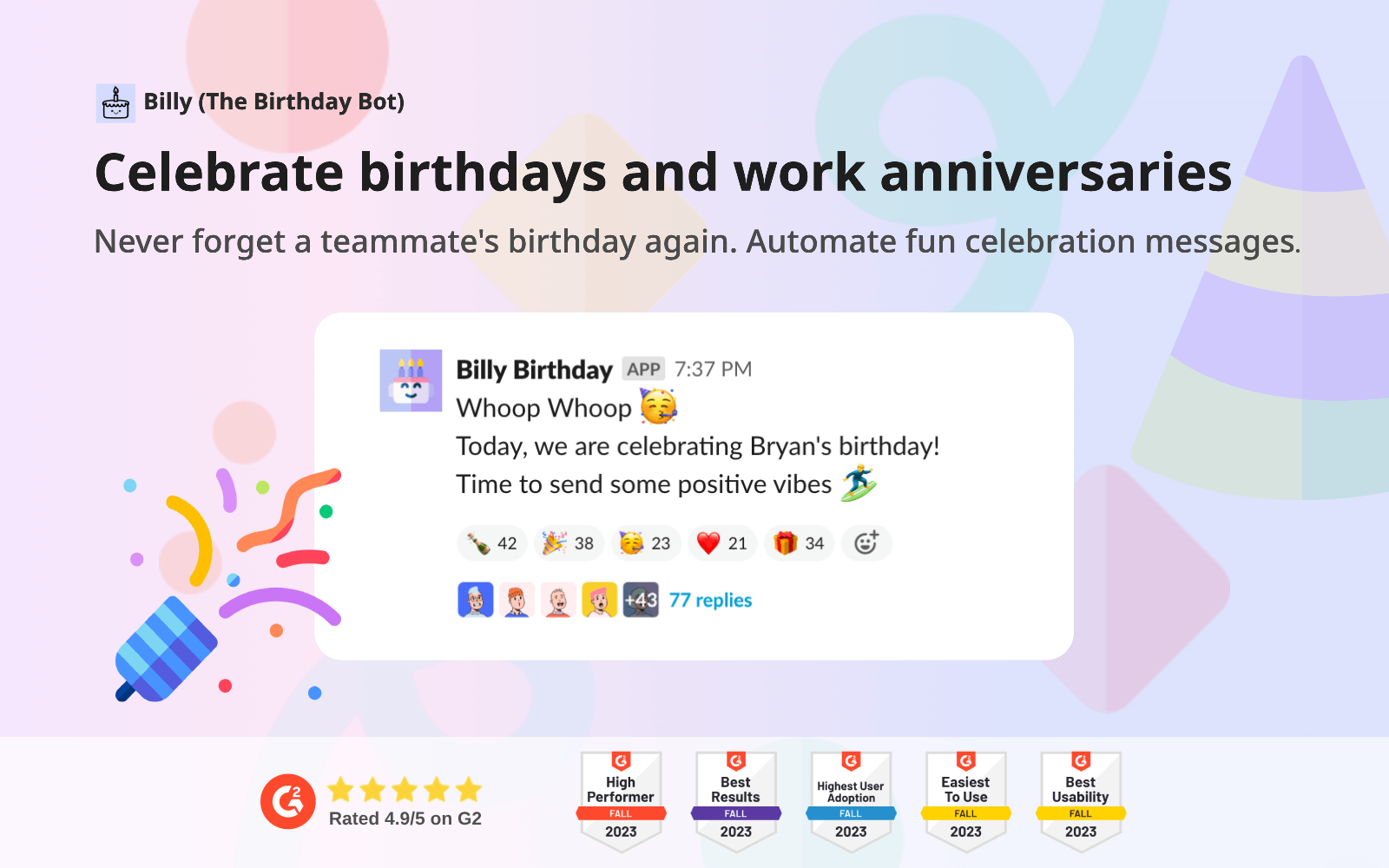 Billy (The Birthday Bot) 2.0 media 1