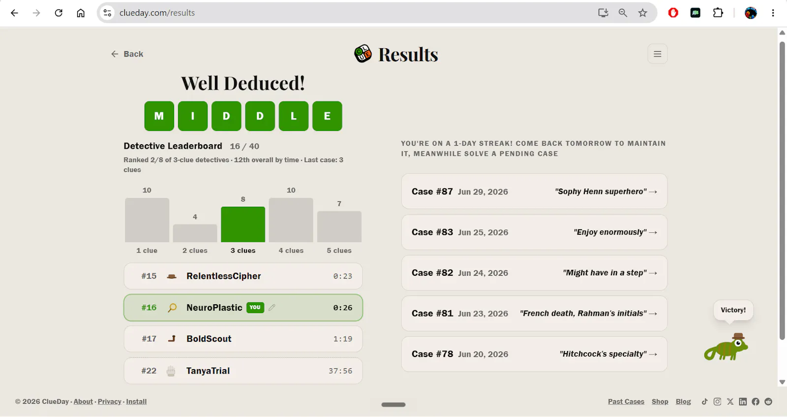 ClueDay screenshot 4