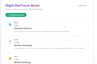 Morning Routine Generator gallery image