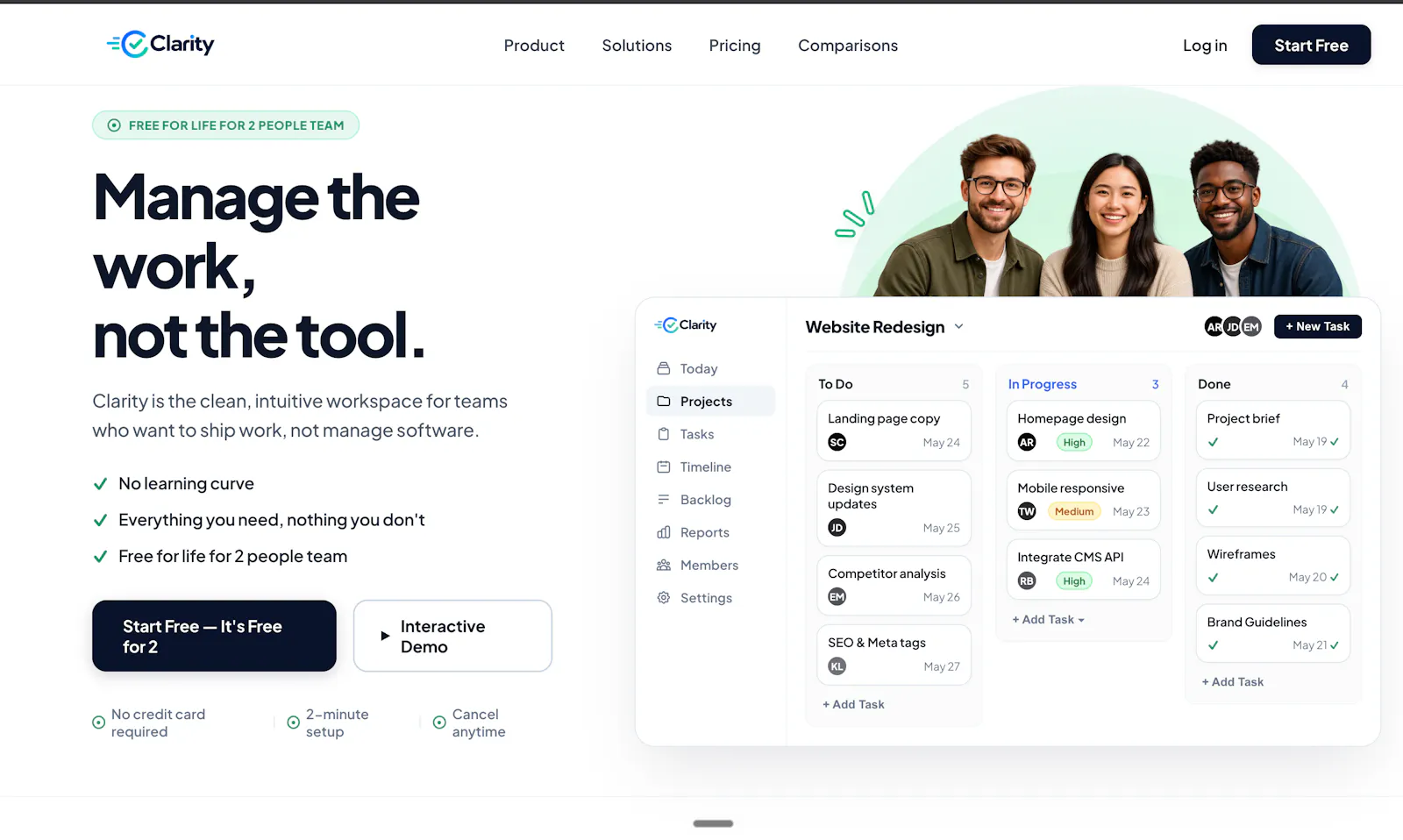 Clarityy screenshot 1