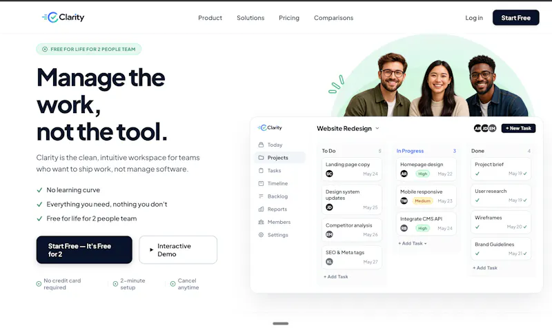 Clarityy screenshot 1