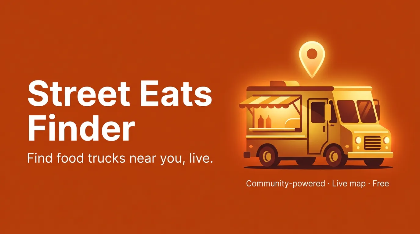 Street Eats Finder, Food Trucks Near You screenshot