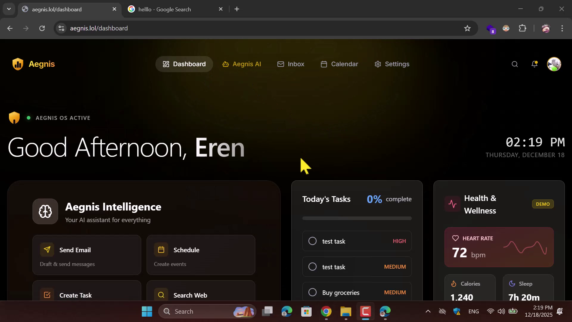 Aegnis AI gallery image