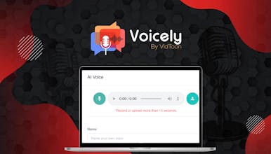 Voicely 2.0 - Vereinfachte Sprachanpassung - Verabschiede dich von mühsamen Aufnahmesitzungen - Befähigende Lösung für die Stimme.