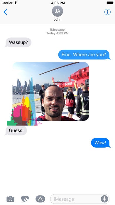 Cityscapes iMessage stickers gallery image