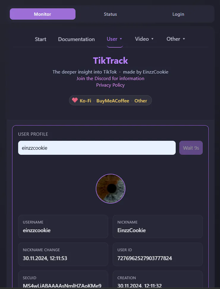 TikTrack gallery image