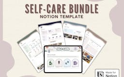 Notion Self Care Bundle media 1