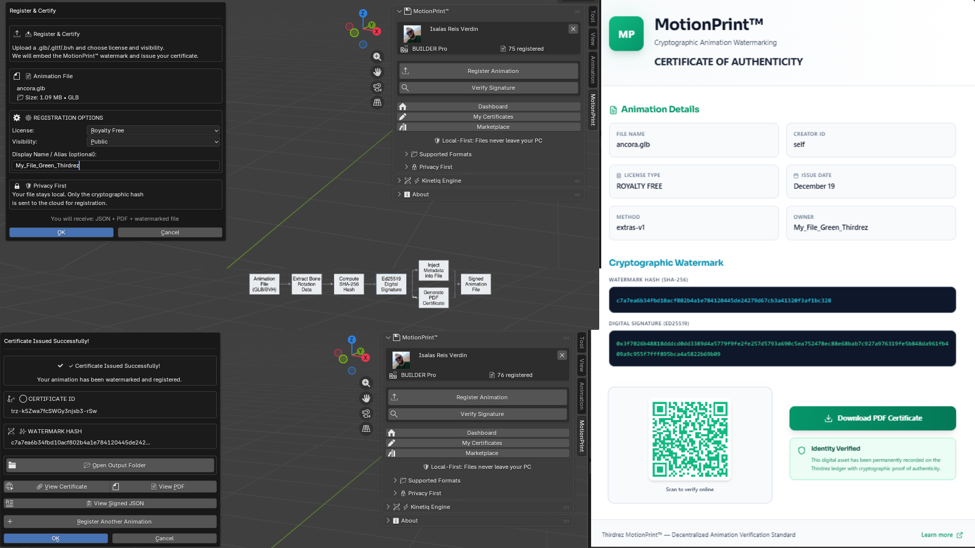 MotionPrint - Screenshot 2 showing product features and functionality