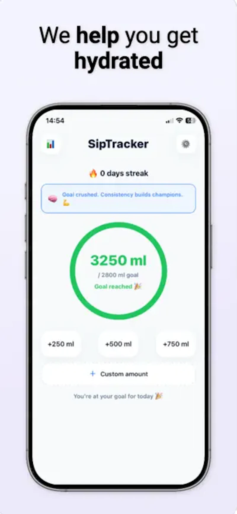 SipTracker screenshot 2