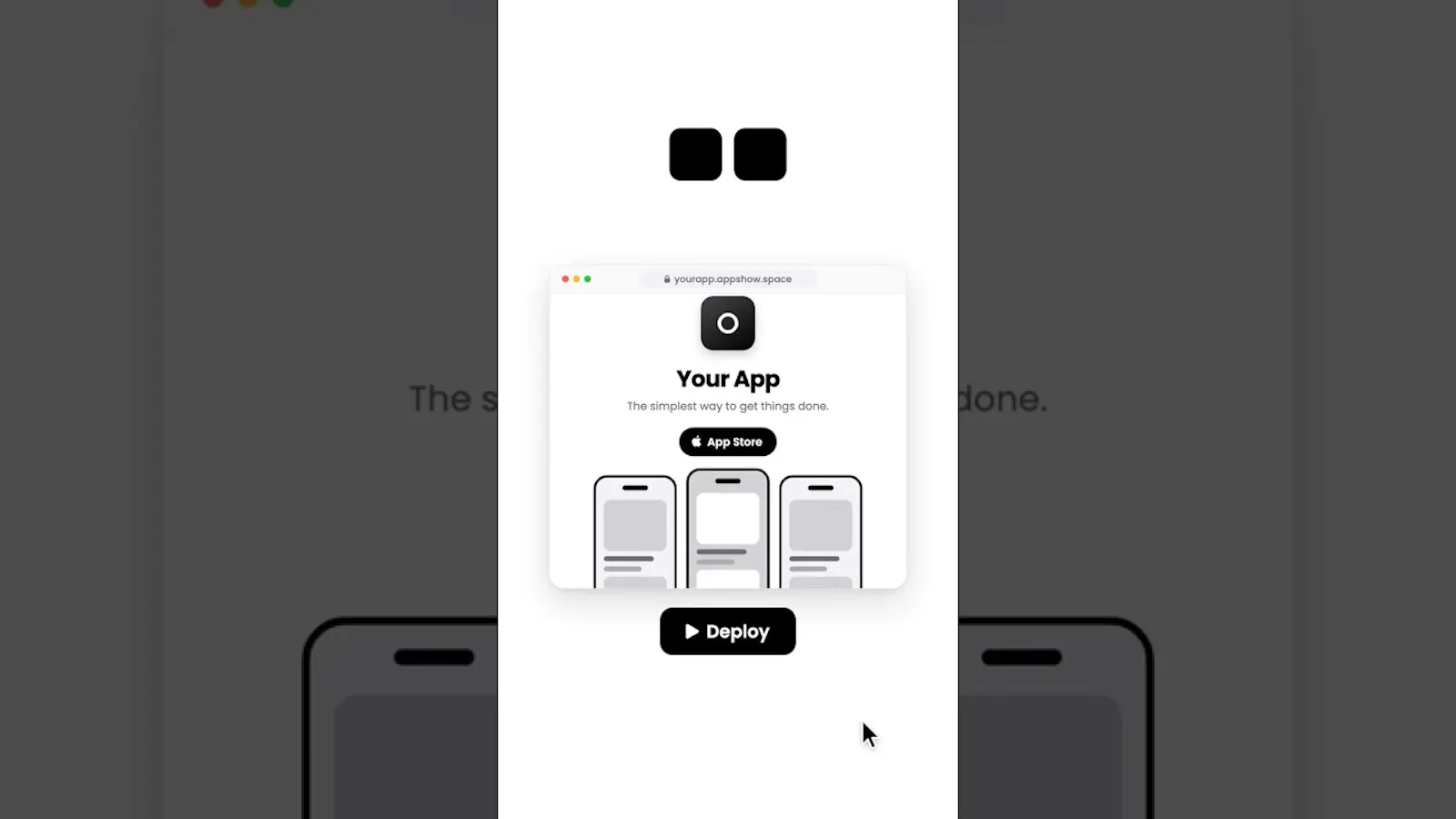 AppShow screenshot 1 (video preview)