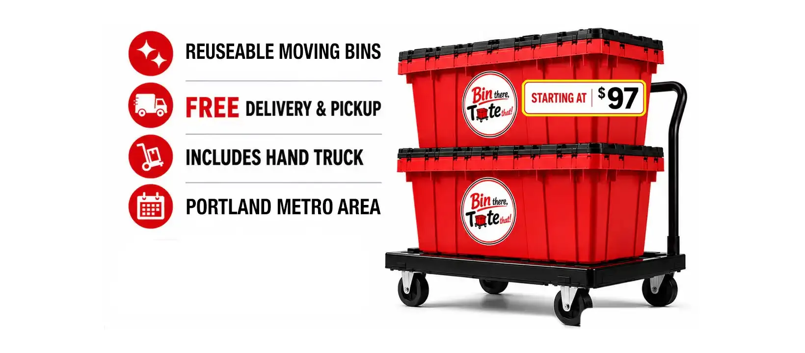 Bin tote 