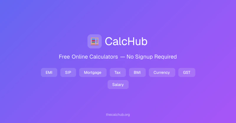CalcHub screenshot 1