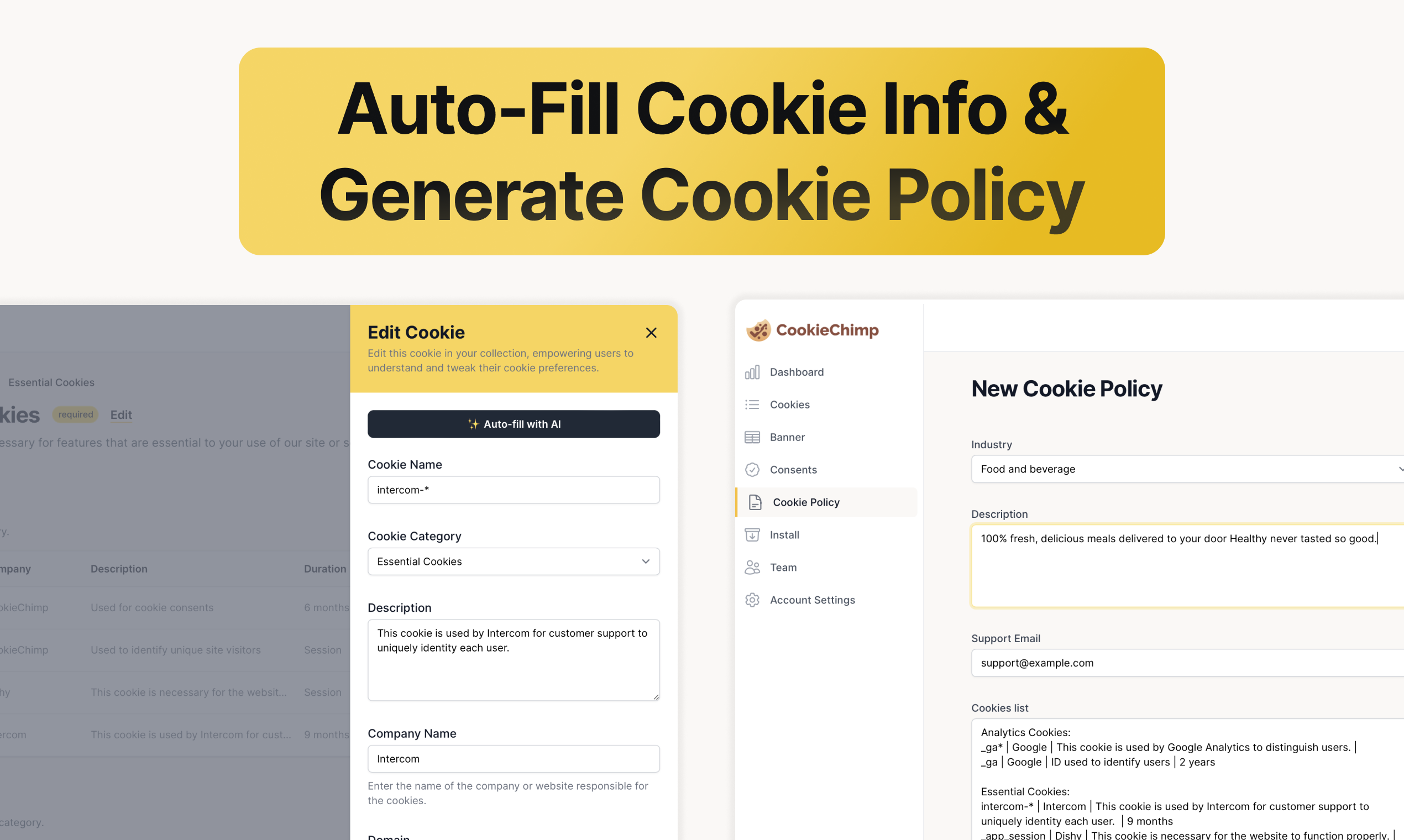 Cookiechimp - Современное соблюдение требований печенья, работающее на искусственном интеллекте медиа 2