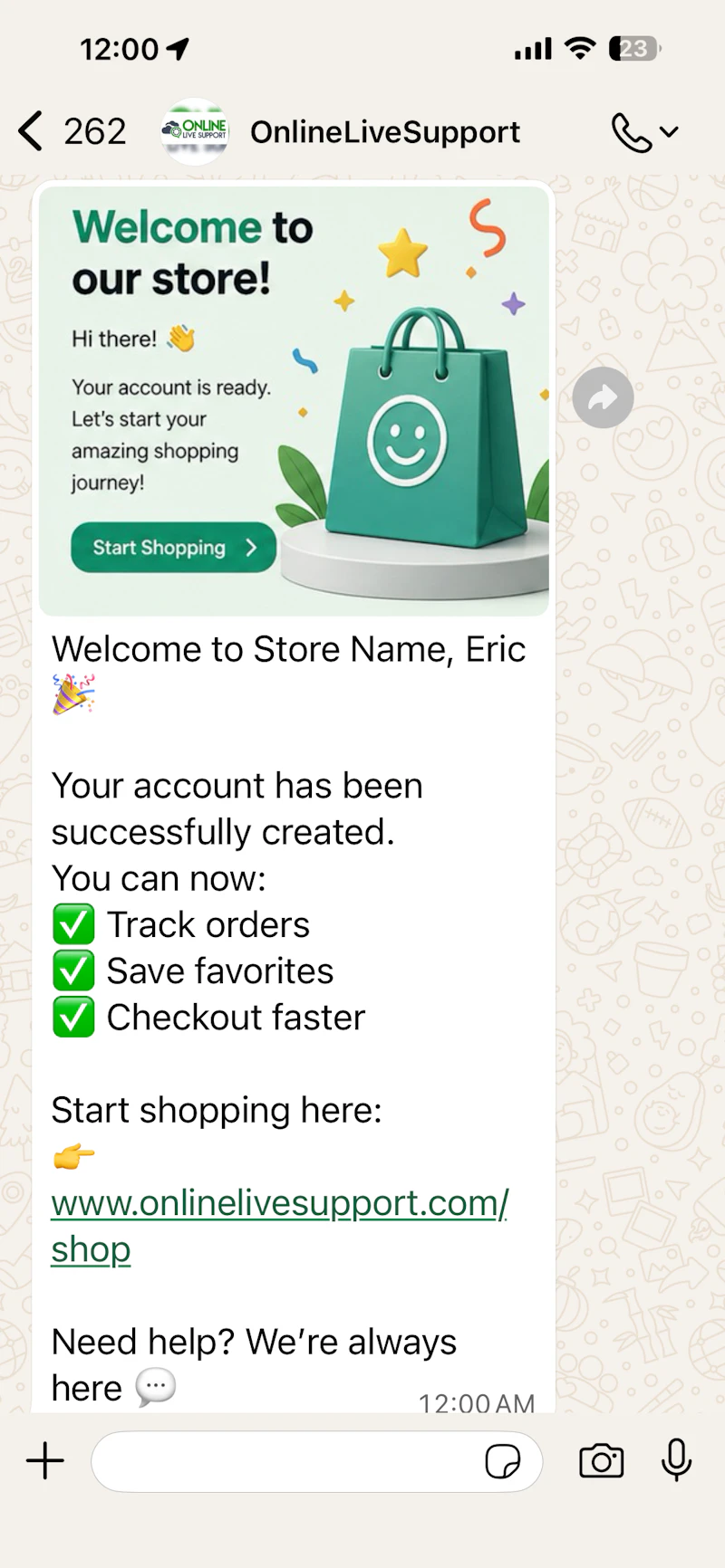 WhatsApp CRM - OnlineLiveSupport screenshot 10