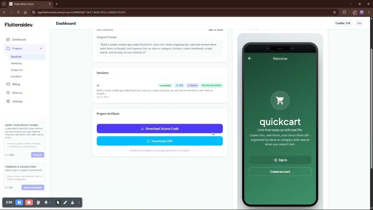 FlutterAIDev gallery image