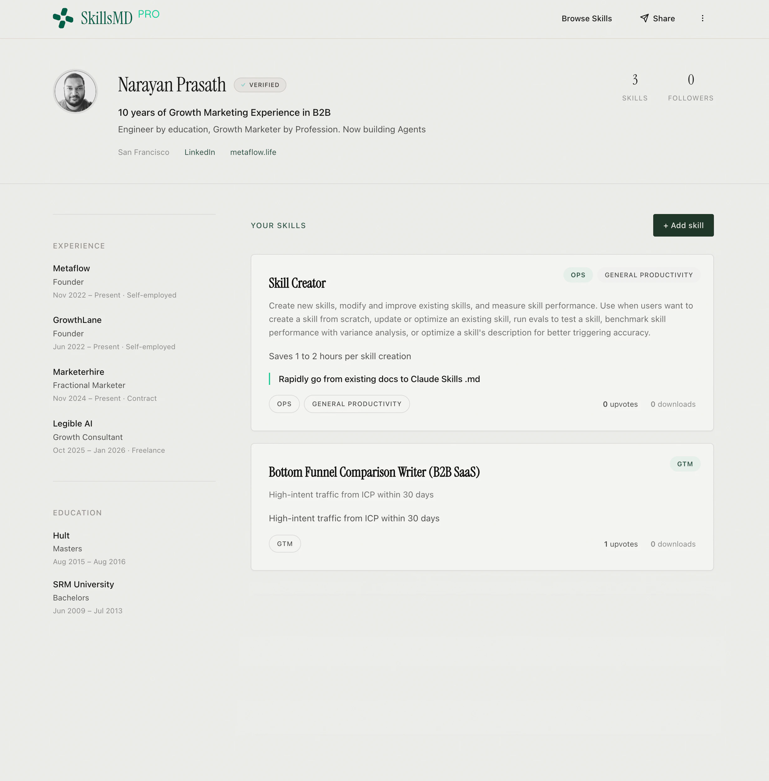 SkillsMD Pro screenshot 5