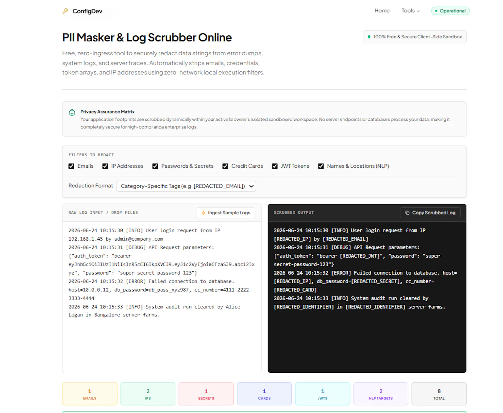 Configdev screenshot 2